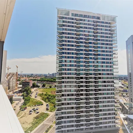 Daire Panorama Apartment, Free Parking, 18th Floor, View