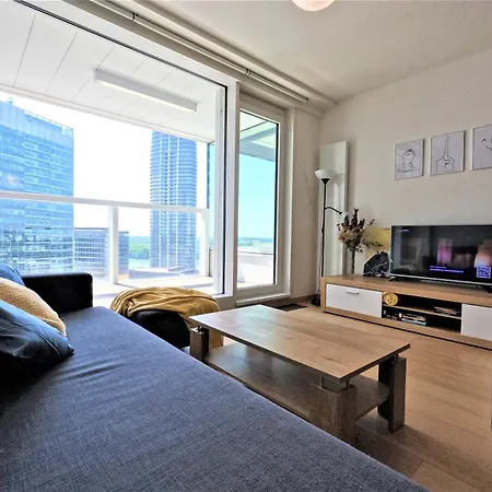 Panorama Apartment, Free Parking, 18th Floor, View * Bratislava