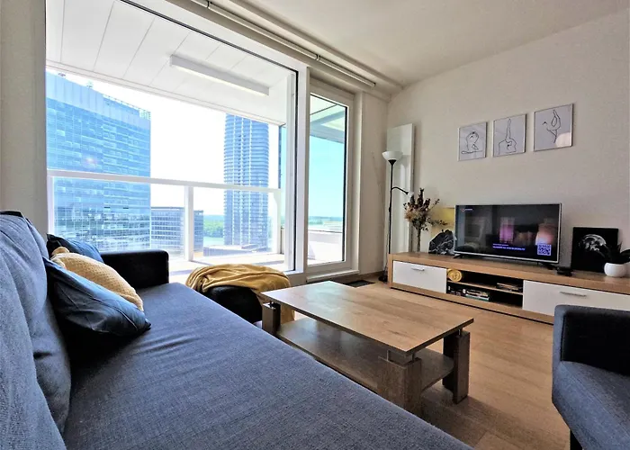 Panorama Apartment, Free Parking, 18th Floor, View * Bratislava